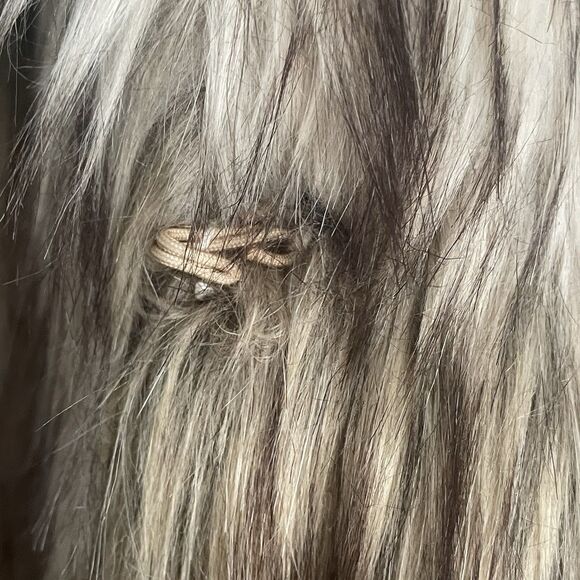 Faux Fur Coat Brown Tan Beige Black Fuzzy Furry Fashion Nova Sz S Jacket Luxury - Picture 5 of 14